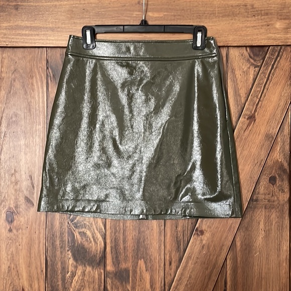 Leith Faux Leather Miniskirt - Picture 3 of 3